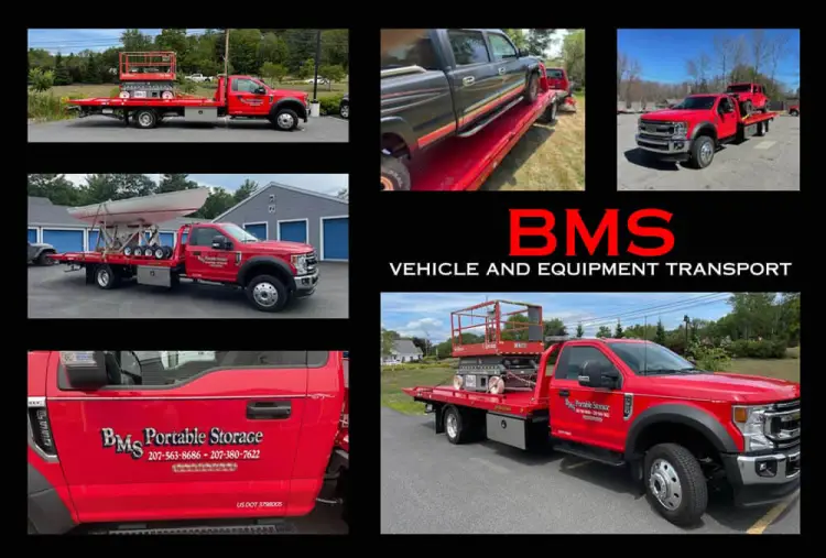 BMS Vehicle and Equipment Transport, Bristol Mills, Maine.